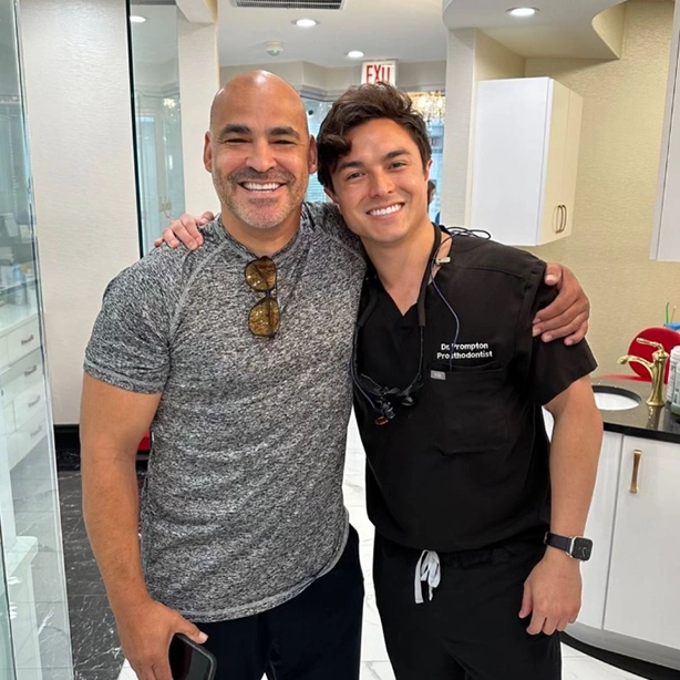 Dr prompton lead prosthodontist at lux smiles